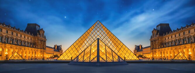 Stadt Urlaub Paris - Das Louvre-Museum ist eines der größten Museen der Welt und befindet sich im Zentrum von Paris, d.h. der erste Bezirk.